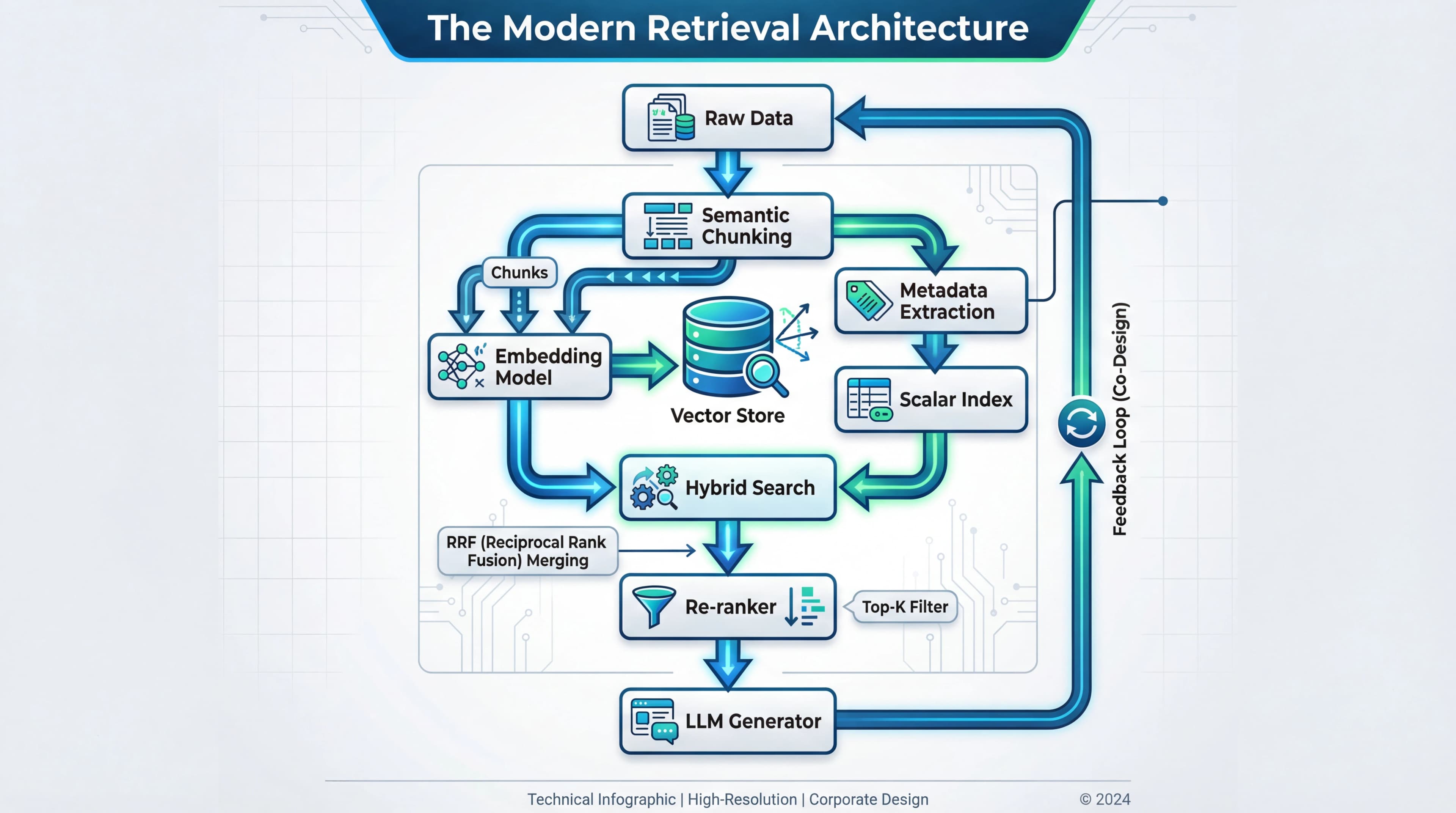 The Modern Retrieval-Augmented Generation (RAG) Architecture